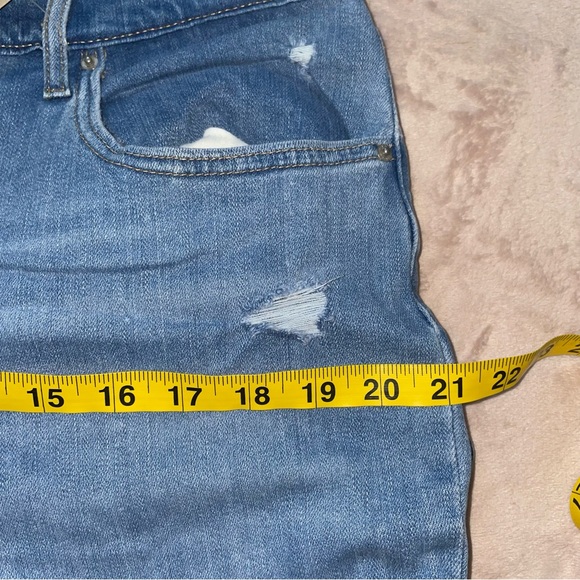 Levi’s 724 distressed high -rise straight jean W34/L30 1/2 - Picture 13 of 14